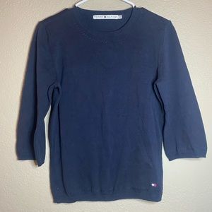Tommy Hilfiger Navy half sleeve